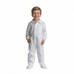 MONO TRABAJO BLANCO INFANTIL