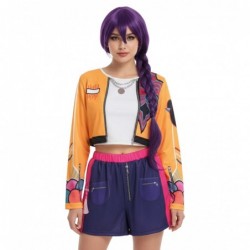 DISFRAZ K-POP RUMI MORADO...