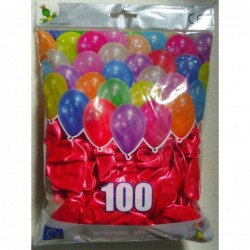 BOLSA 100 GLOBOS ROJO...