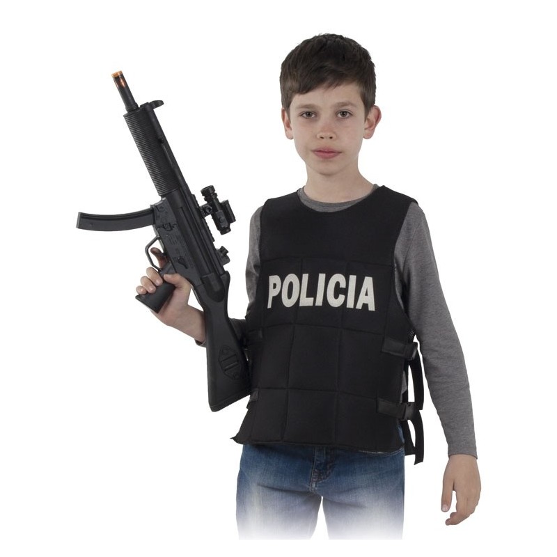 CHALECO POLICIA INFANTIL • Disfraces Guadalajara