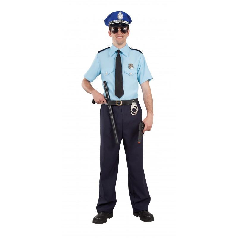 Disfraz De Policía Para Hombre Y Mujer, Disfraz De Policía